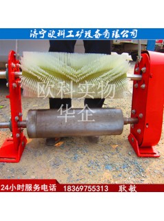 選煤廠(chǎng)無(wú)動(dòng)力毛刷清掃器800電動(dòng)滾刷清掃器