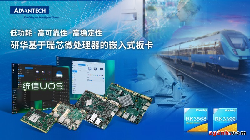 研華多款基于瑞芯微的板卡與統信軟件完成產品互認證